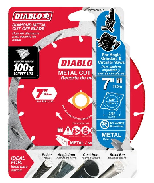 7 in. Diamond Metal Cut-Off Blade