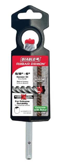 5/8 in. x 4 in. x 6 in. Rebar Demon SDS-Plus 4-Cutter Full Carb