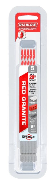 5/32 in. x 3 in. x 6 in. SPEEDemon Red Granite Carbide Tipped H