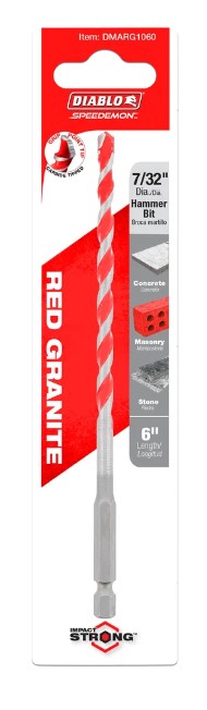 7/32 in. x 4 in. x 6 in. SPEEDemon Red Granite Carbide Tipped H