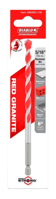 5/16 in. x 4 in. x 6 in. SPEEDemon Red Granite Carbide Tipped H