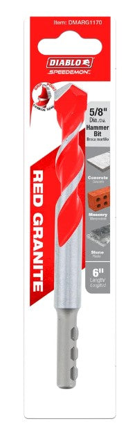5/8 in. x 4 in. x 6 in. SPEEDemon Red Granite Carbide Tipped Ha