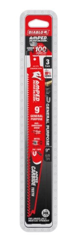 9 in. Demo Demon Amped Carbide General Purpose Recip (3-Pack)