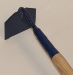 4" FIELD HOE, 54" WOOD HANDLE