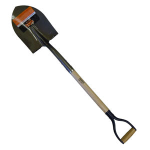 RP CLOSE BACK SHOVEL, 30" ASH D-GRIP HANDLE