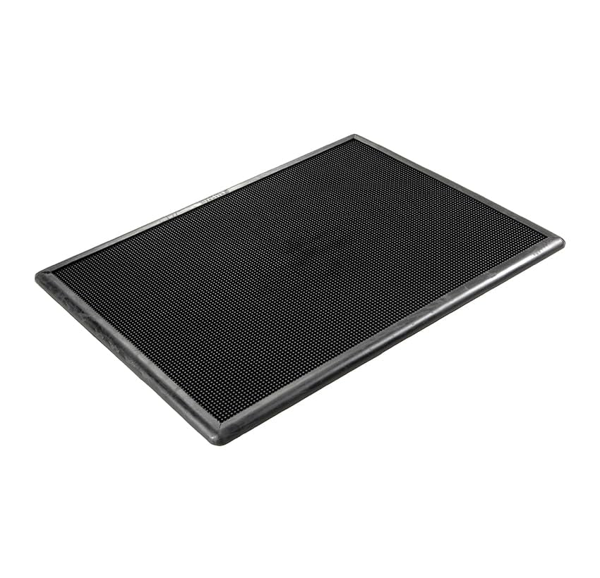 SHORT FOOT MAT, 0.5" BLK EDGE, 24" X 32"