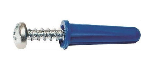 #6-8-10 PAN HD PHIL/SLOT COMBO, BLUE (100 Pcs ) CONICAL PLASTIC