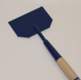 6" FLOOR SCRAPER, 54" WOOD HANDLE