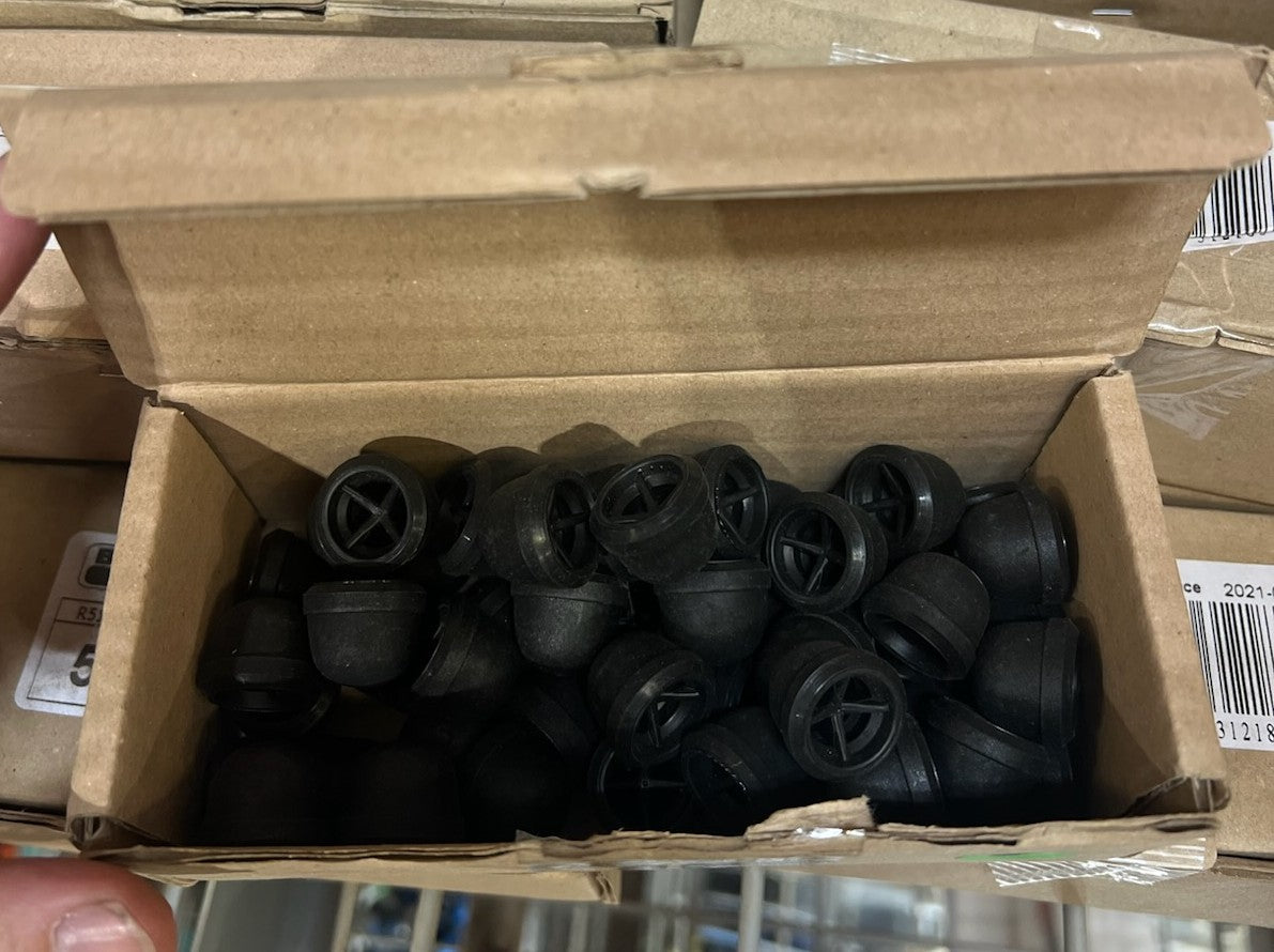 BUFFER FOR ALL P14, P16, P180, P19, & P160-60 LOPPERS - BLACK - BOX OF 50