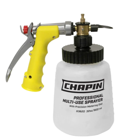 SPR 32 OZ PROFESSIONAL LAWN & GARDEN HOSE END SPRAYER WITH METER