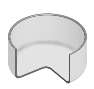 8" PIP LOW-HEAD PVC CAP