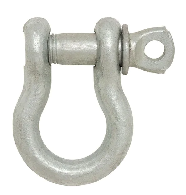 3/16" SCREW PIN ANCHOR SHACKLE, GALV.
