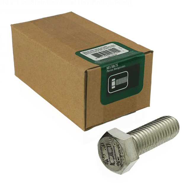 3/8-16 X 1" HEX HD S.S. BOLT, BERKELEY