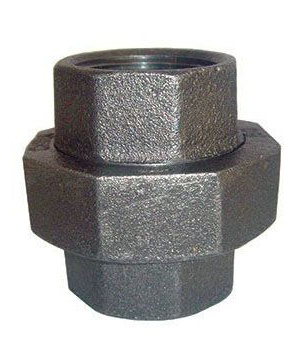 1/2" BLACK UNION
