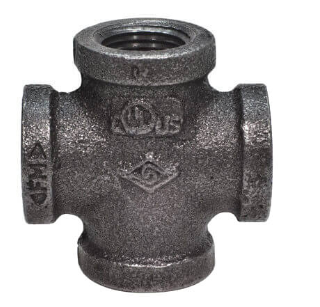 2-1/2" BLACK CROSS