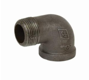 2" 90' BLACK STREET ELBOW