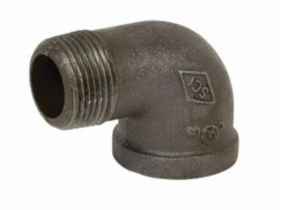 1/2" 90' BLACK STREET ELBOW