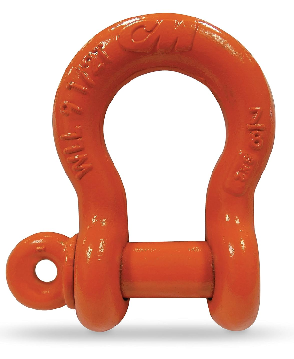7/16" ANCHOR SHACKLE, SCREW PIN, PAINTED