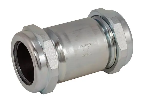 1-1/2" COMP COUPLING GALV
