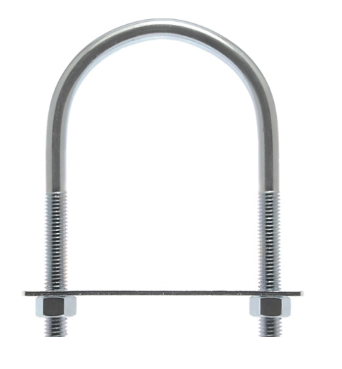 U-BOLT, 3/8"X2"X2-5/8" 10EA