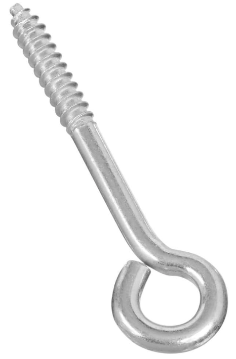 1/4X3-3/4" LAG SCREW EYES, ZN, 10/BAG