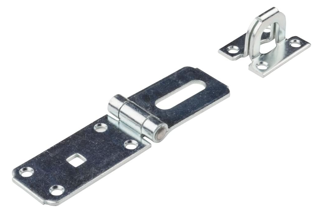 7-1/4" EXTRA H.D. HASP, ZINC PLATED