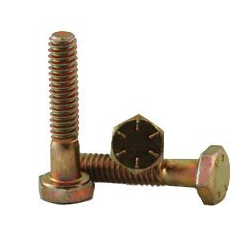 1"-8X3 1/2",(PT) HEX CAP SCREW GR 8 COARSE ALLOY PLAIN {BOX 10}