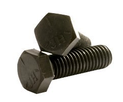1"-8X5 1/2",(PT) HEX CAP SCREW GR 8 COARSE ALLOY PLAIN {BOX 10}