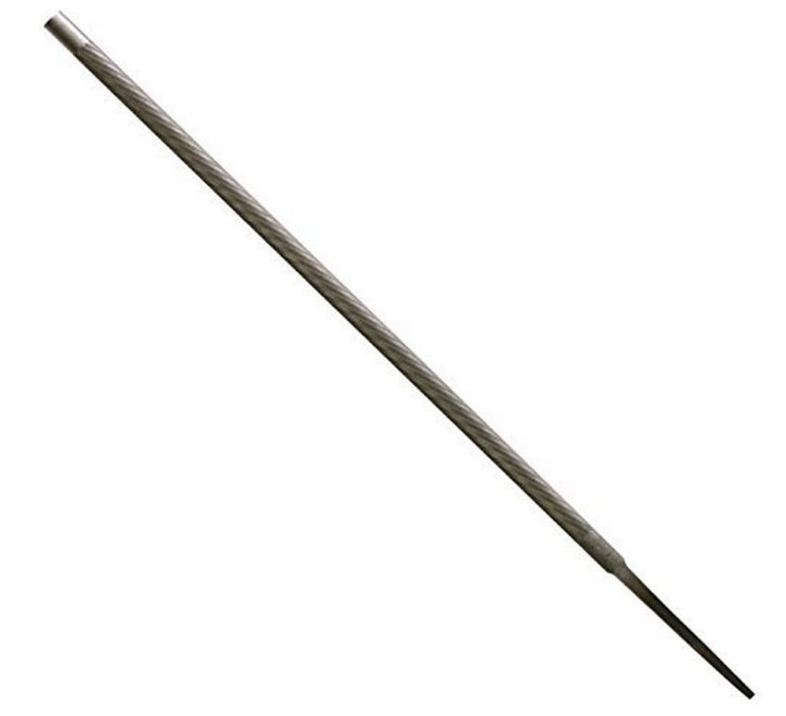 FILE, 8X3/16 RD CHAINSAW, KNURL CUT