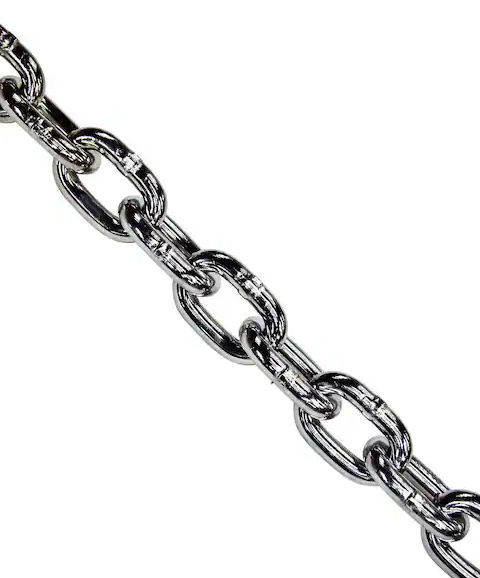 3/8" X 45' PROOFCOIL CHAIN, Z/P, SQ PL