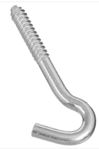 5/16X3-1/4" SCREW HOOK W/NUT