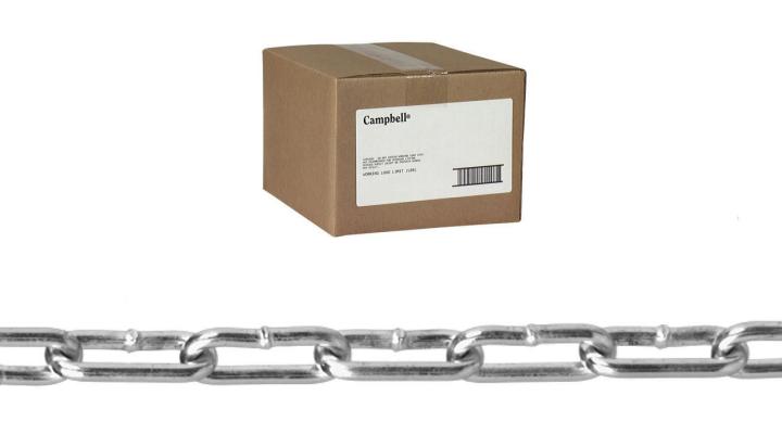 #3 X 100' STR LINK COIL CHAIN, ZP