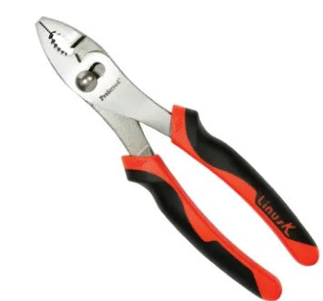 8" SLIP JOINT PLIERS, TPR GRIP
