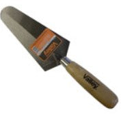 7" X 3" GAUGING TROWEL, WOOD HANDLE