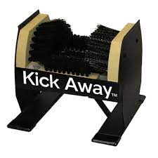 KICK AWAY, HEAVY DUTY, SHOE BRUSH STATION