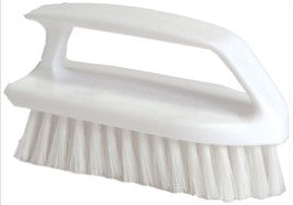 6" SCRUB BRUSH, POLY TRIM W/POLY BLOCK