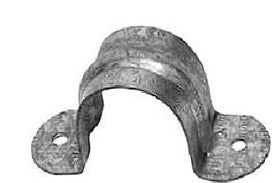 1/2" GALVANIZED 2-HOLE STRAP