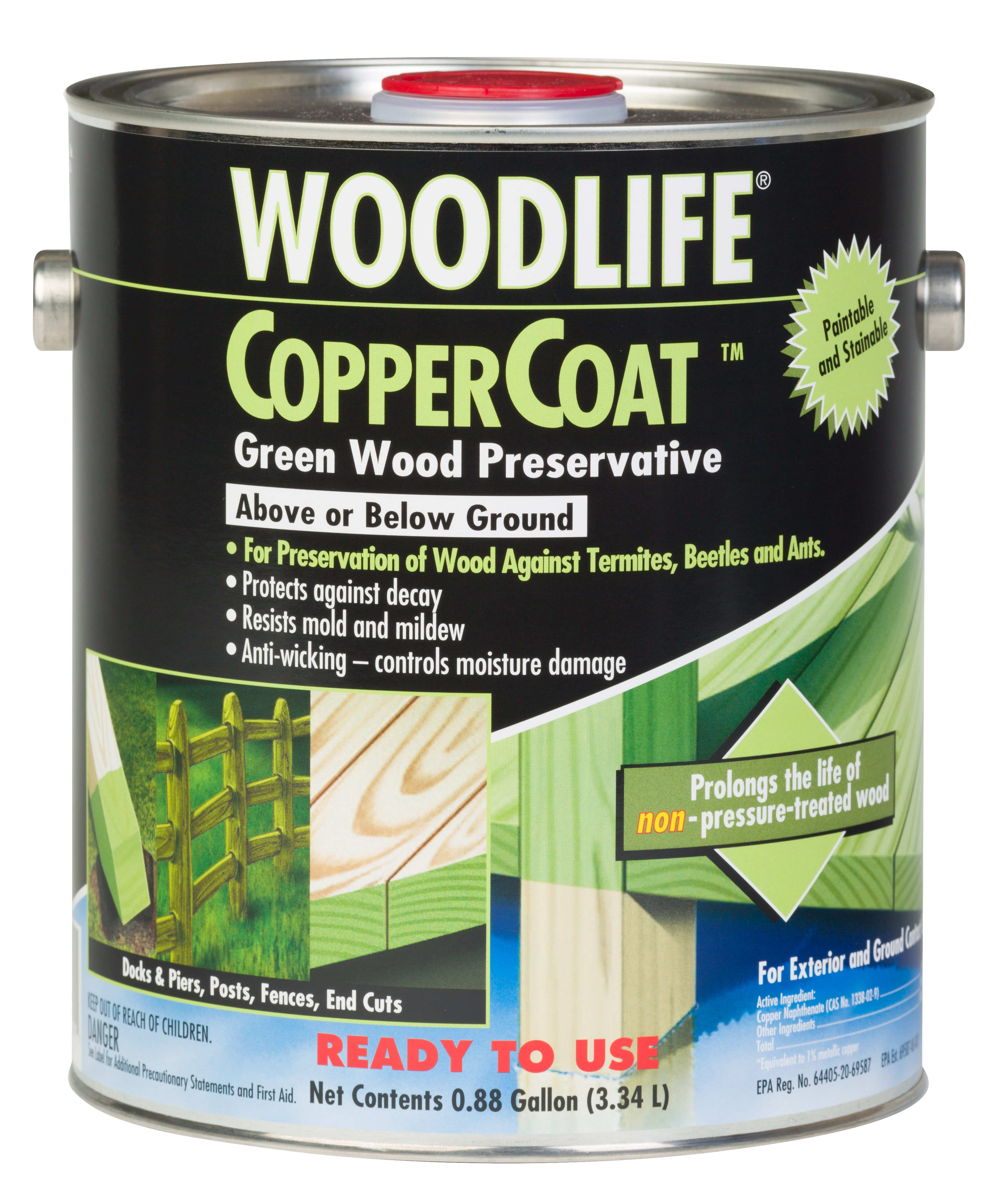 GAL COPPERCOAT GREEN WOOD PRESERVATIVE