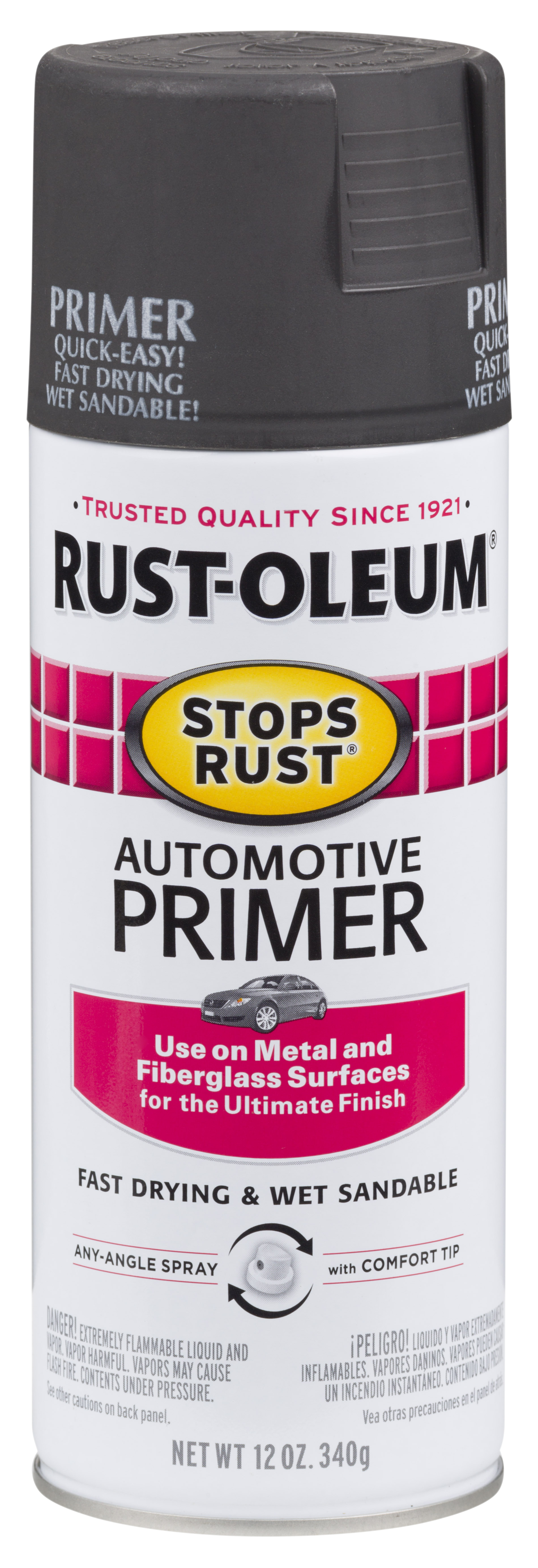 Rust-Oleum DARK GRAY AUTO PRIMER 12 OZ. SPRAY