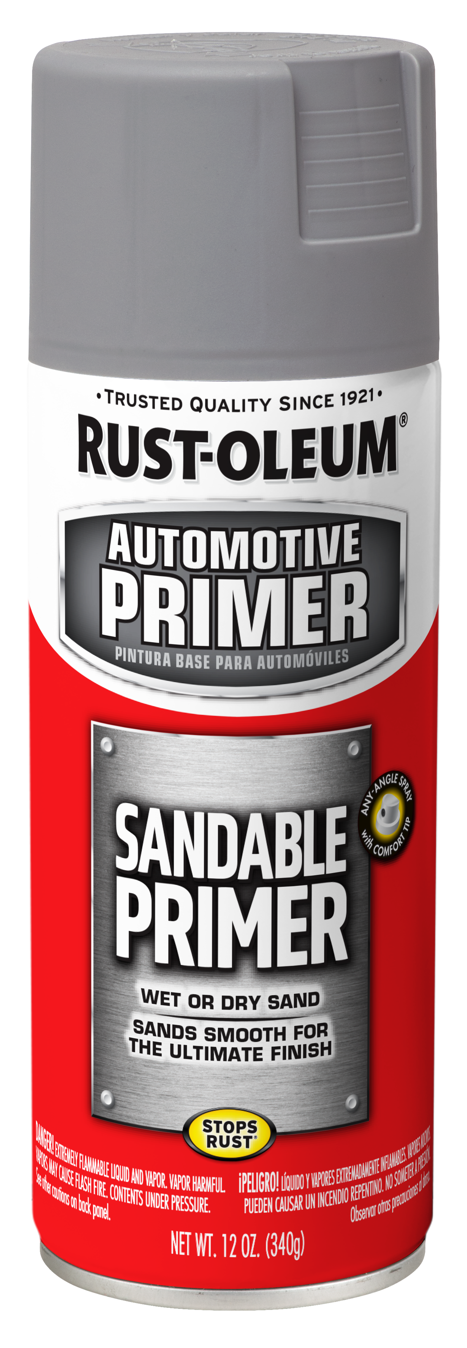SANDABLE FLAT GRAY PRIMER 12OZ SPRAY