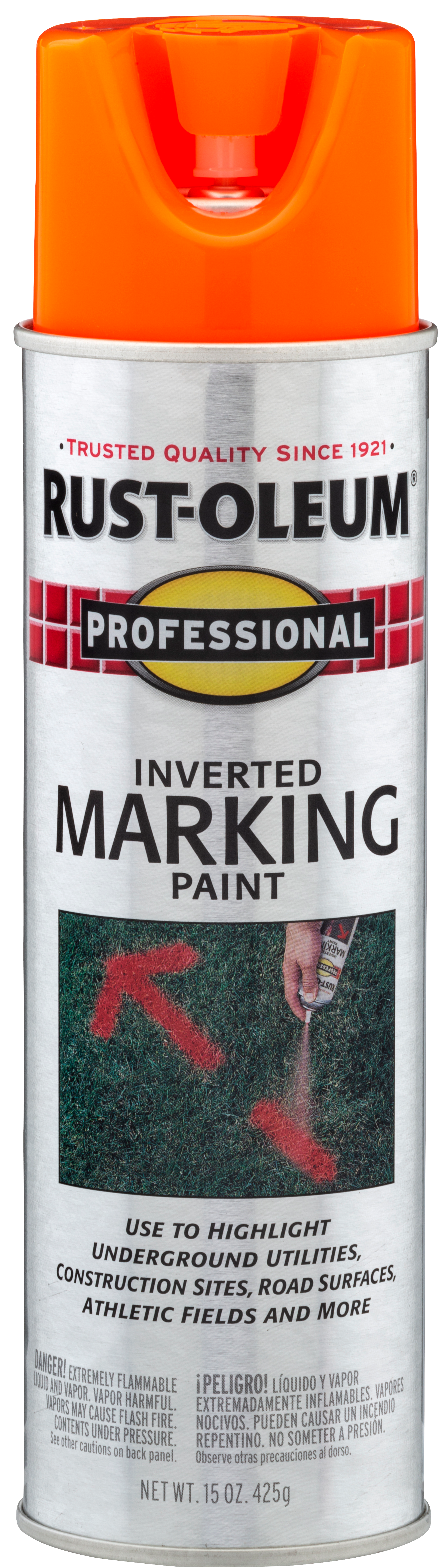 FLUOR. ORANGE 15OZ INV MARKING PAINT