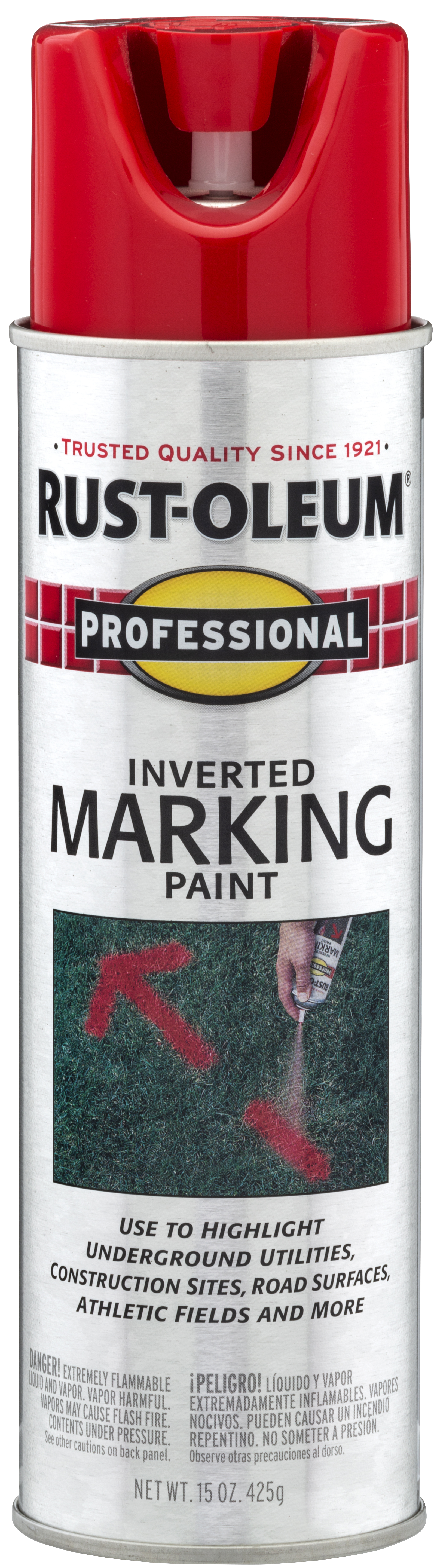 SAFETY RED 15OZ INV MARKING PAINT