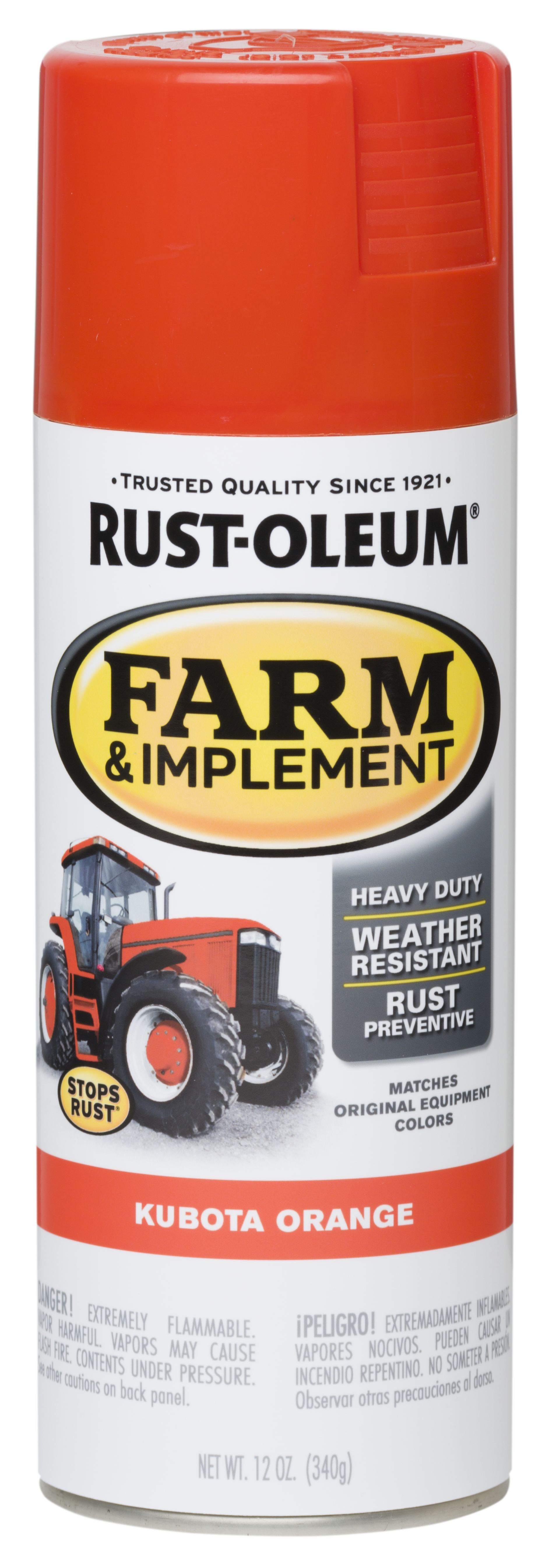 KUBOTA ORANGE 12OZ SPRAY PAINT