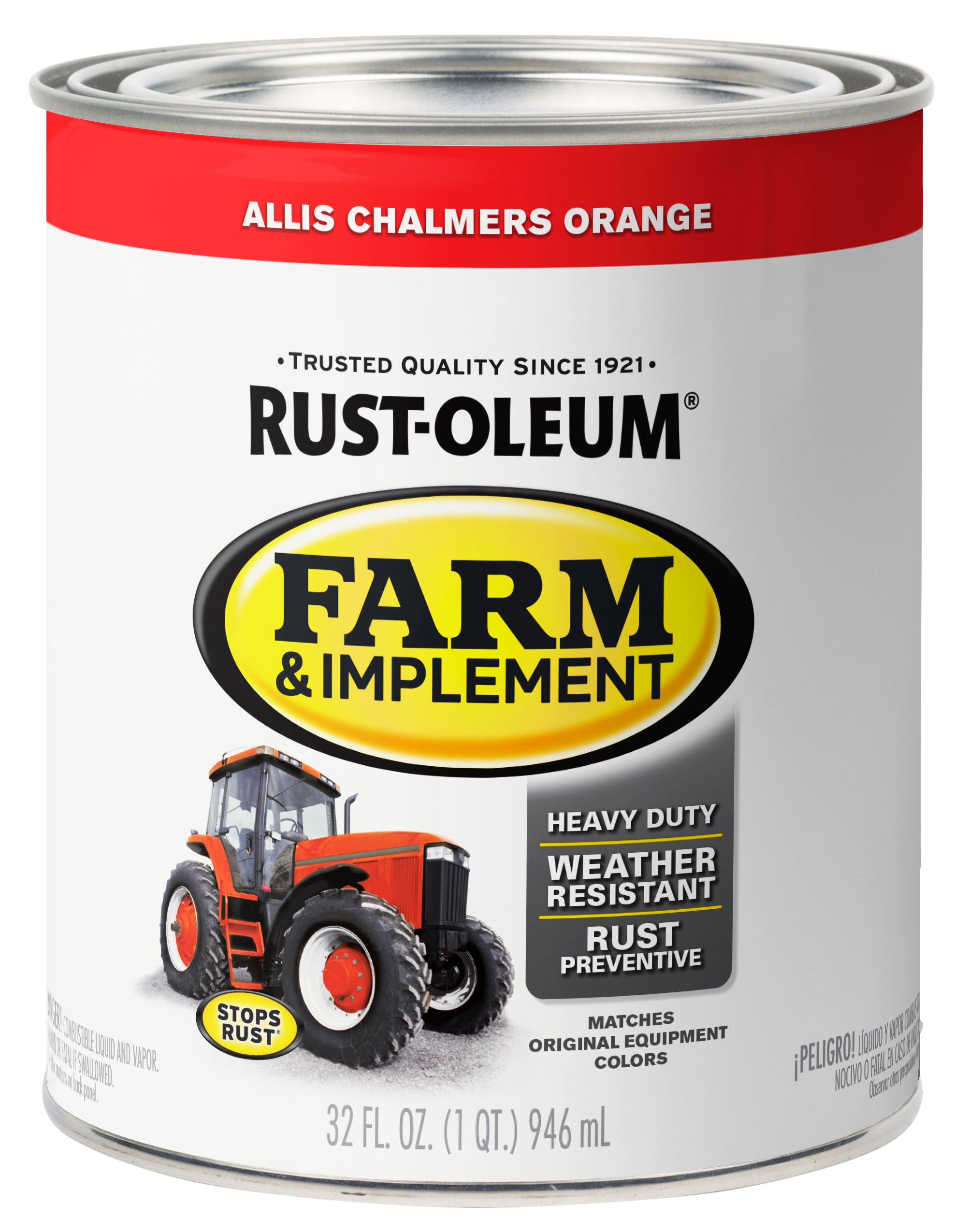 ALLIS CHALMERS ORANGE, QUART