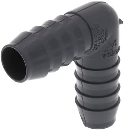 1/2" INSERT 90' ELBOW, GRAY PVC