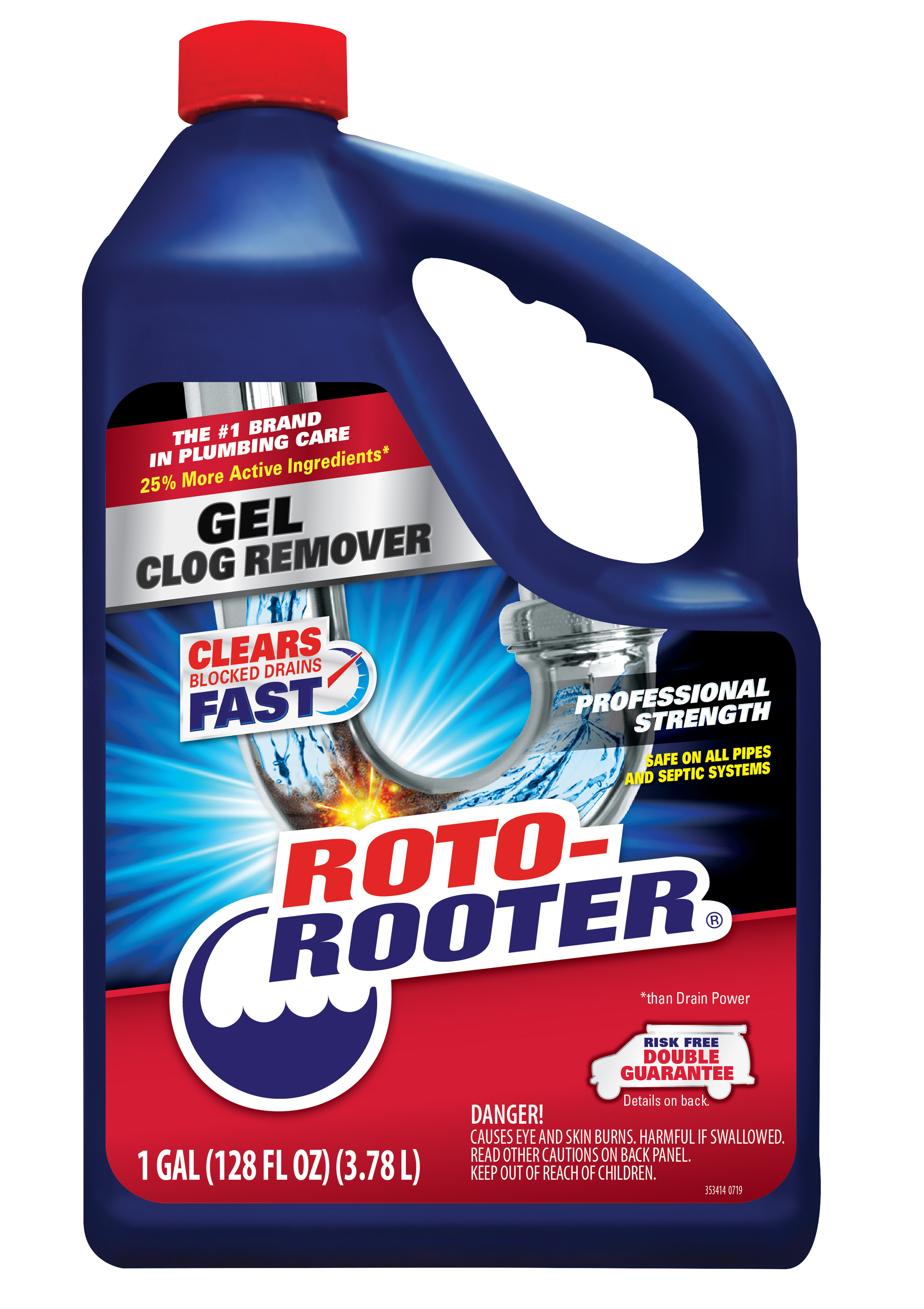 ROTO-ROOTER GEL CLOG REMOVER, 1GAL