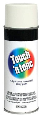 GLOSS WHITE 10 OZ SPRAY PAINT, TOUCH'N-TONE