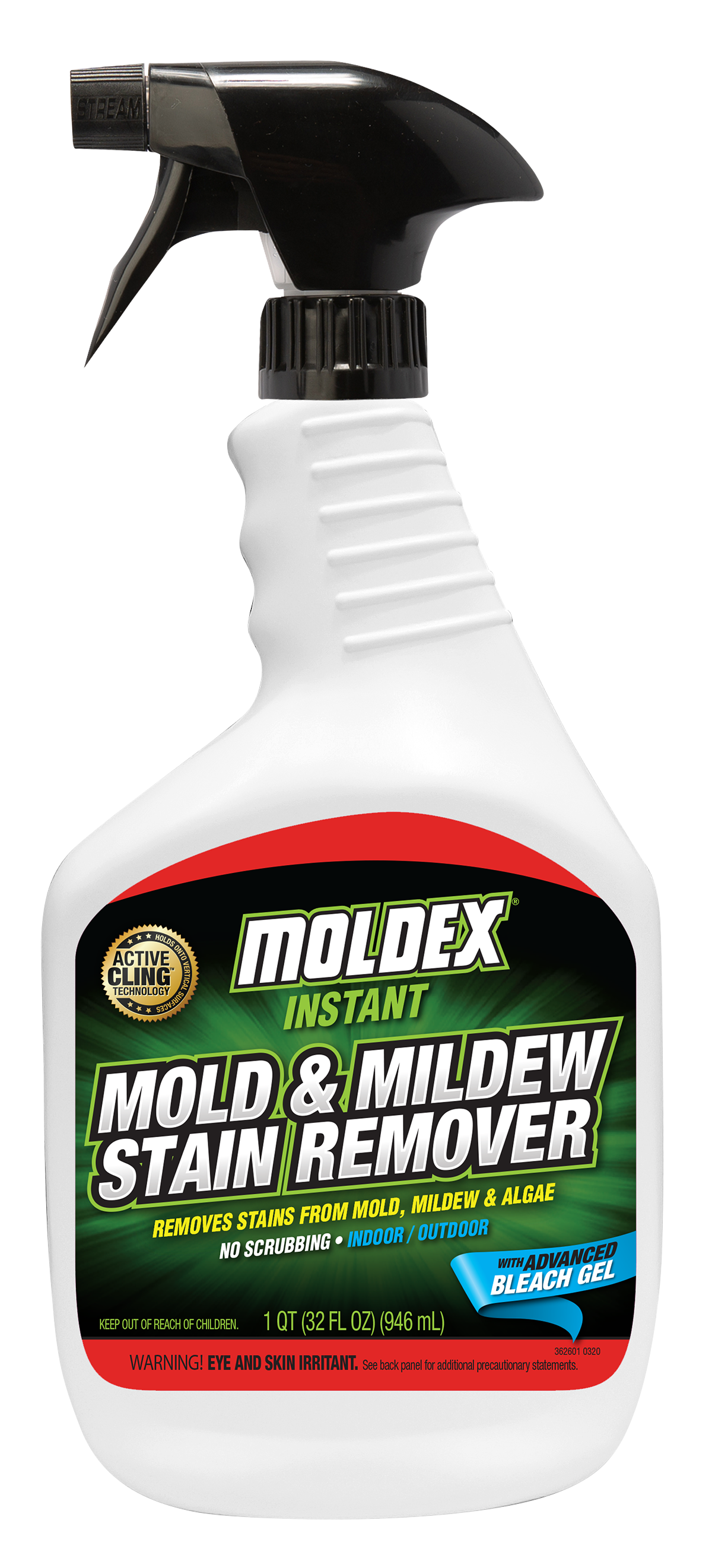 MOLDEX INSTANT MOLD & MILDEW STAIN REMOVER, 32oz