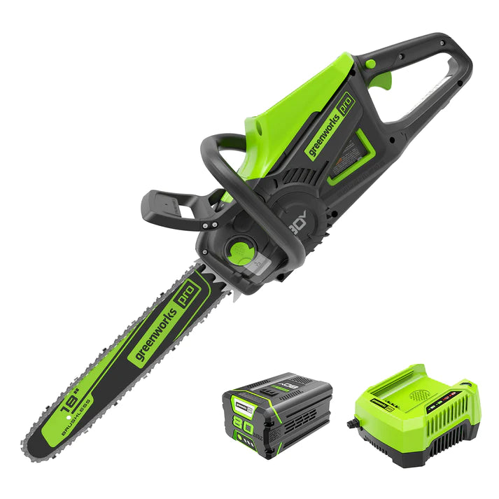 18" Gen II 2.5kw Chainsaw w/4Ah Battery, Charger