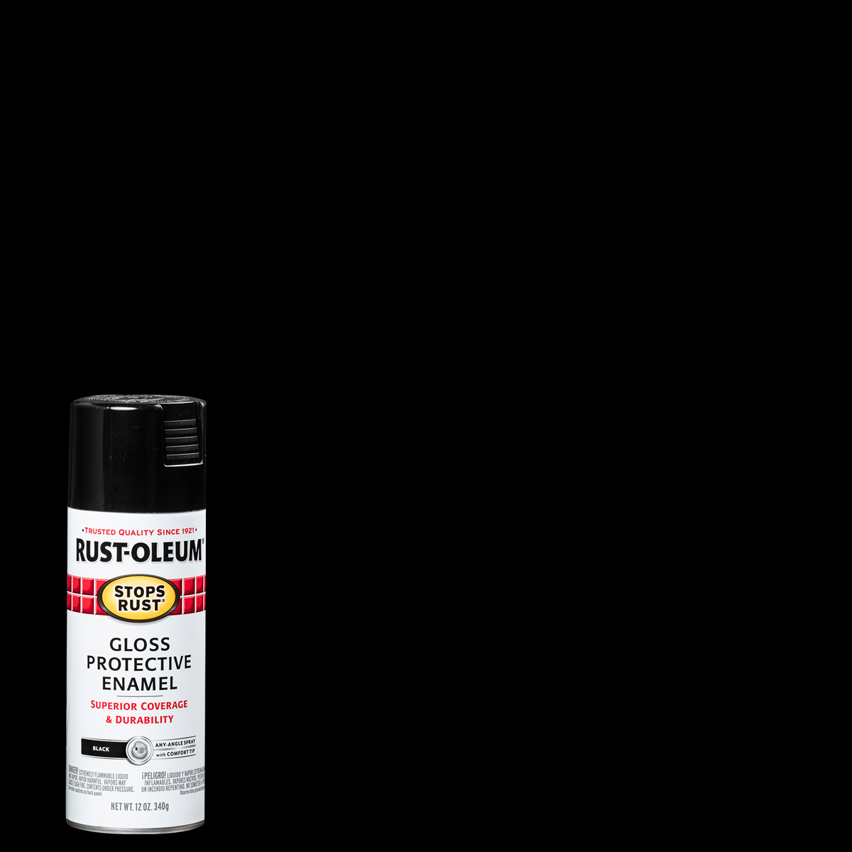 GLOSS BLACK 12 OZ. SPRAY PAINT